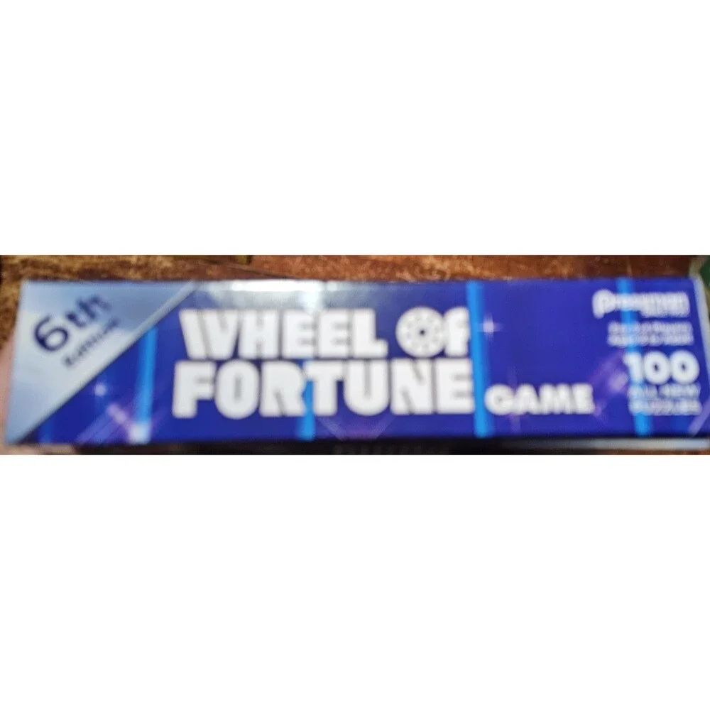 Wheel Of Fortune 5TH Edition 100 NEW Puzzles 2-4 Players FAMILY FUN Ages 8+ New
